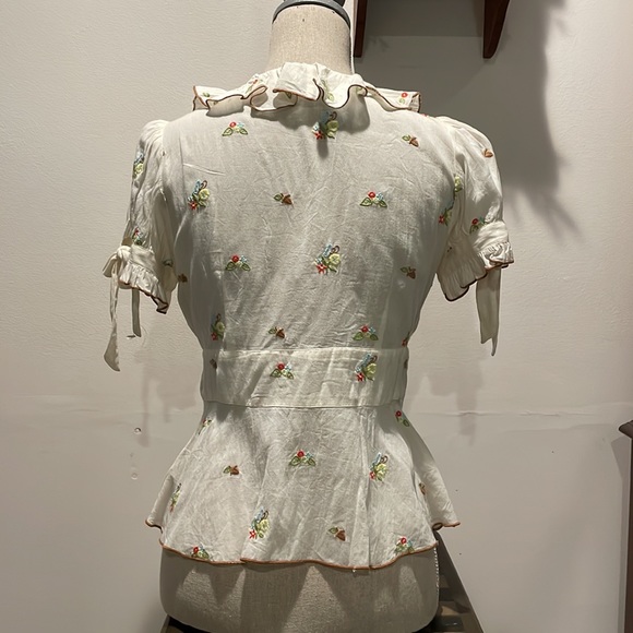 Anthropologie Lithe size 4 blouse - Picture 2 of 3